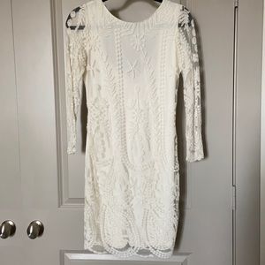 Zara ivory dress